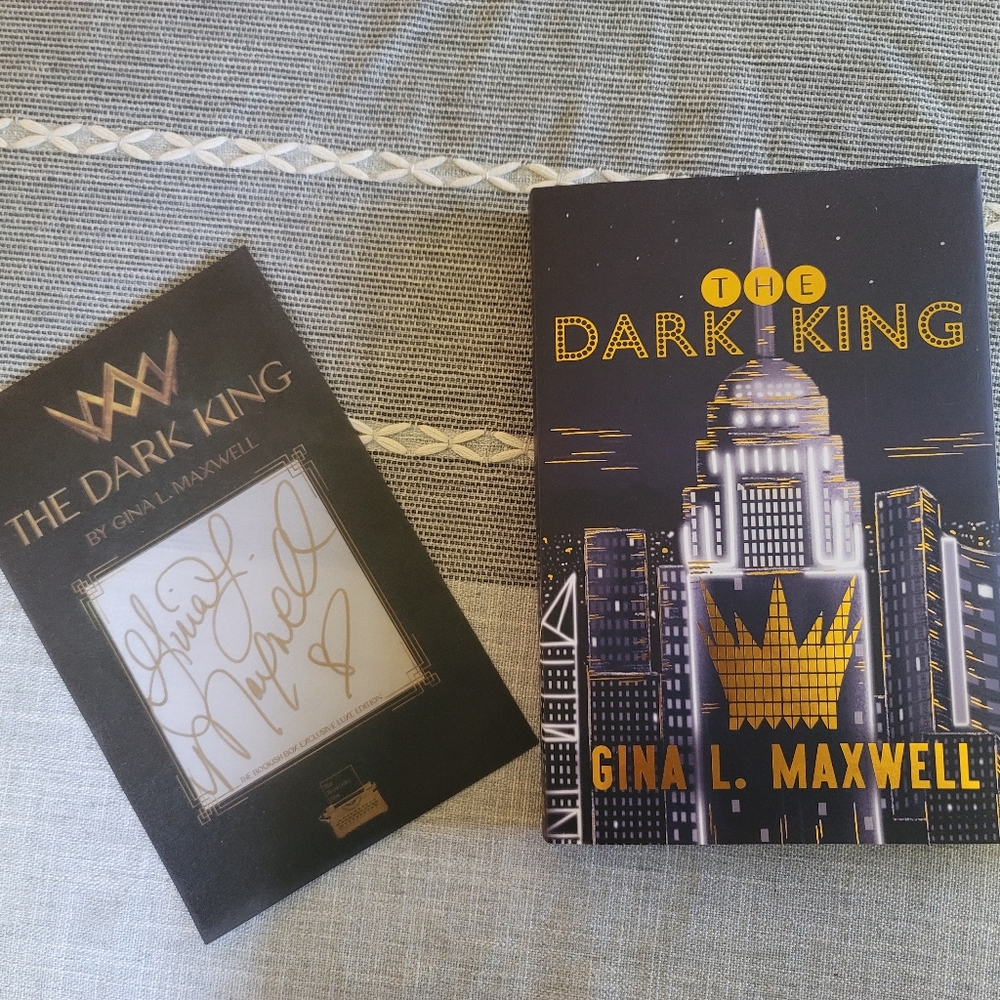 The Dark King by Gina Maxwell Bookish Box Special Edition signed